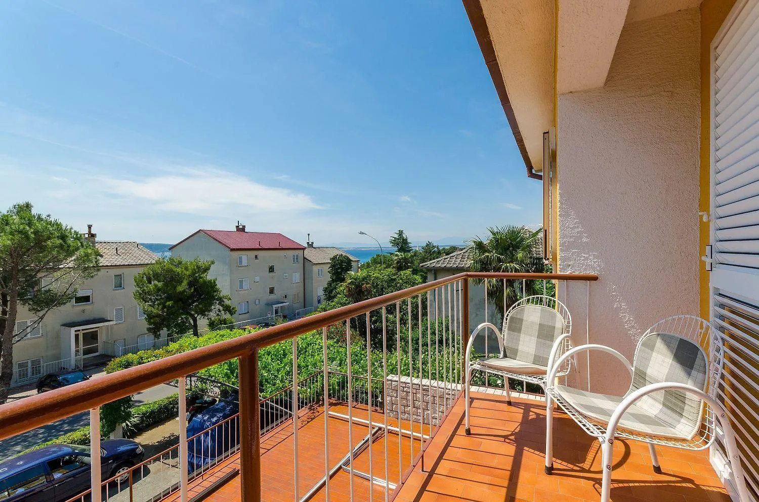 Komfortables Apartment Nur 200 Meter Zum Strand Mit 2 Balkone, Meerblick, Grill Crikvenica